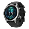 Garmin Fenix E 47mm AMOLED Stainless Steel with Black Silicone Band (010-03025-02/00)