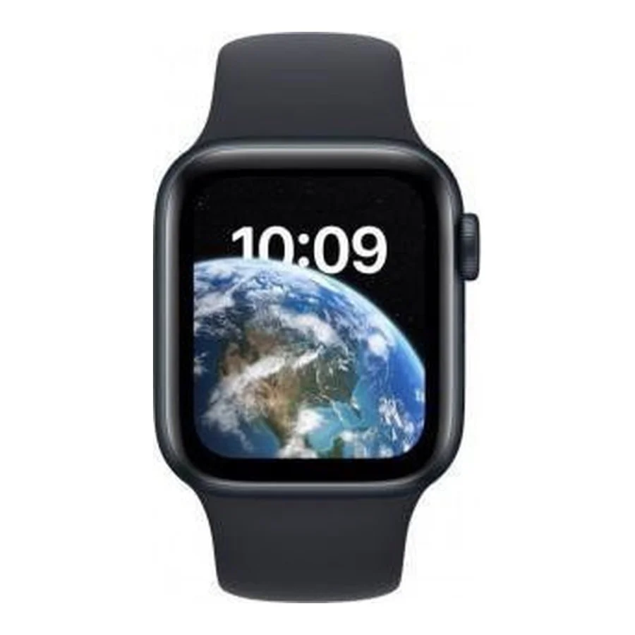 Apple Watch SE 2 GPS 44mm Midnight Aluminum Case with Midnight Sport Band (MNK03)
