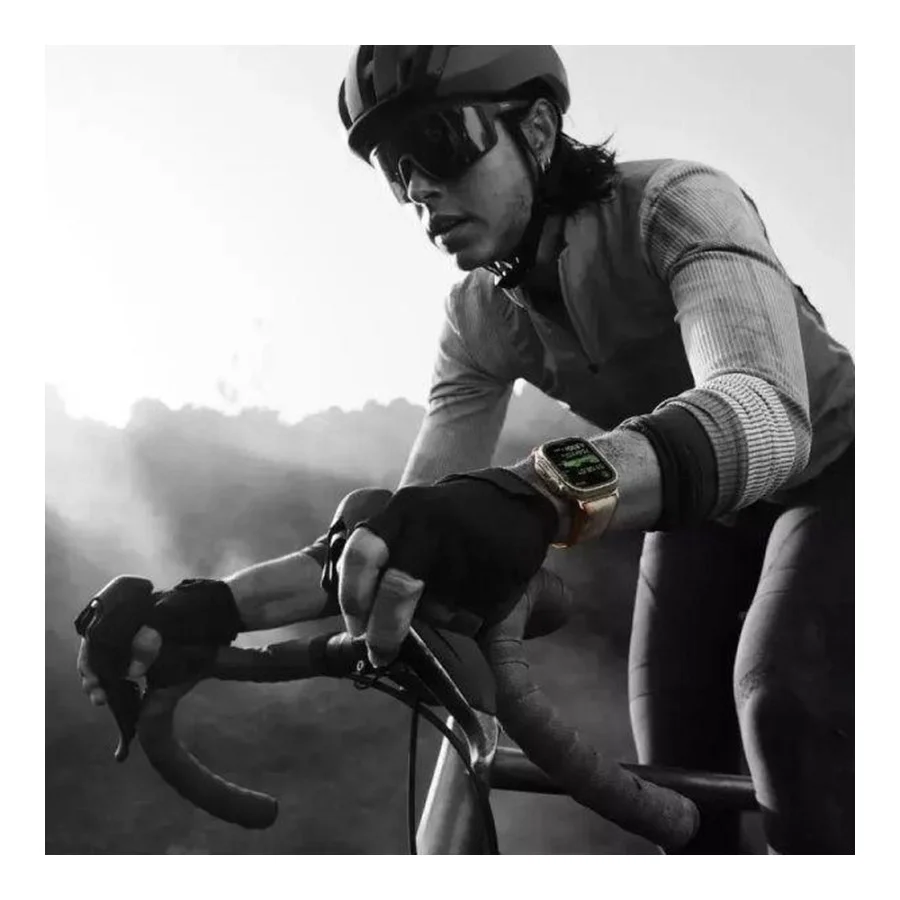 Apple Watch Ultra 2 GPS + Cellular 49mm Titanium Case with Blue Alpine Loop - Medium (MREP3/MRFC3)