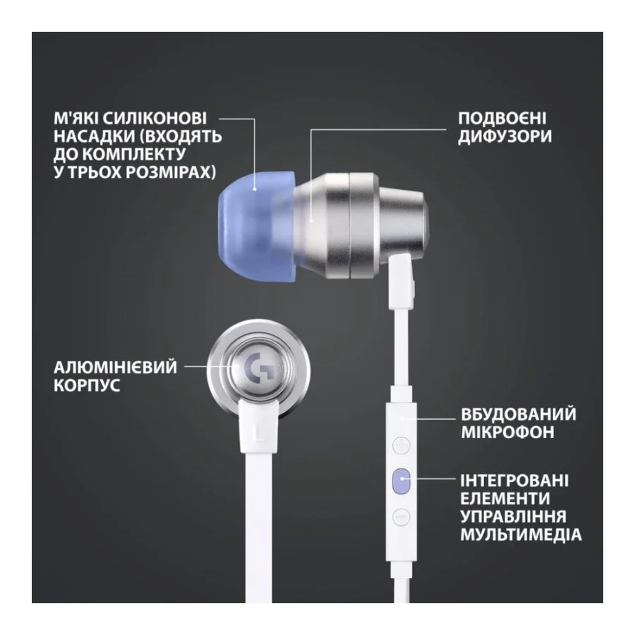 Logitech G333 White (981-000930)