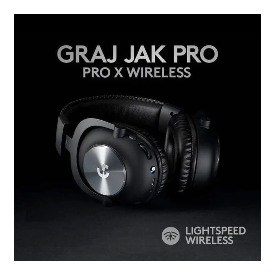 Logitech G PRO X Wireless LIGHTSPEED Black (981-000907)