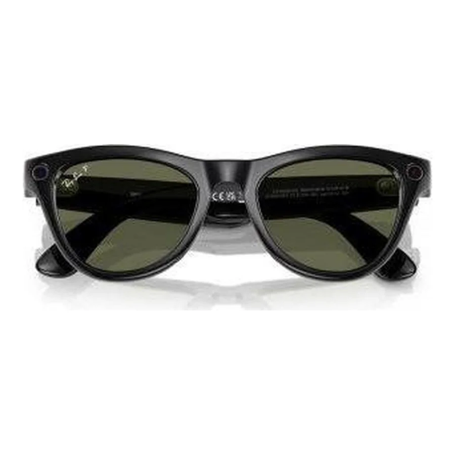 Ray-Ban Skyler Shiny Black Frame/Green Lenses (RW4010 601/9A 52)