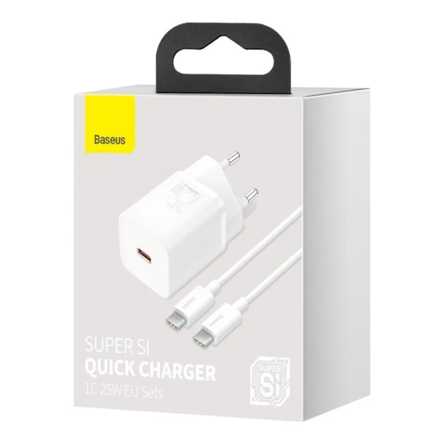 Baseus Super Si Quick Charger 1C 25W White (CCSP020102)