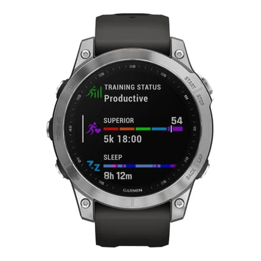 Garmin Fenix 7 Silver with Graphite Band (010-02540-00/01)