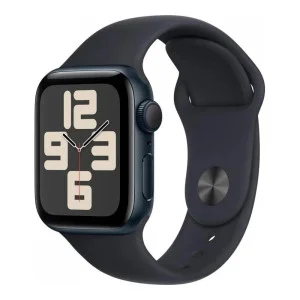 Apple Watch SE 2 GPS 40mm Midnight Aluminium Case with Midnight Sport Band S/M (MR9X3)