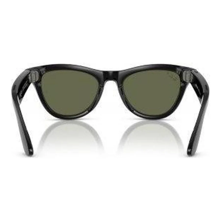 Ray-Ban Skyler Shiny Black Frame/Green Lenses (RW4010 601/9A 52)