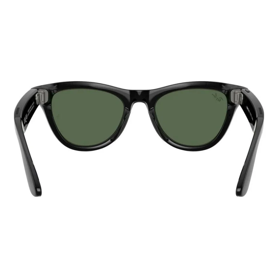 Ray-Ban | Meta Skyler [Gen 2] Standard Shiny Black Frame / G-15 Green Lenses (RW4014 601/71 52-20)