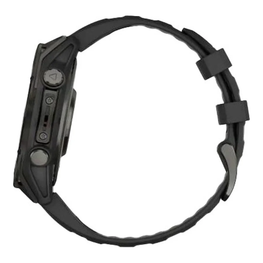 Garmin Fenix 8 43mm AMOLED Sapphire Carbon Gray DLC Tit. w. Black/Pebble Gray S. Band (010-02903-20/21/28)