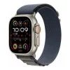 Apple Watch Ultra 2 GPS + Cellular 49mm Titanium Case with Blue Alpine Loop - Medium (MREP3/MRFC3)