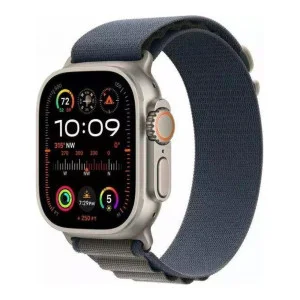 Apple Watch Ultra 2 GPS + Cellular 49mm Titanium Case with Blue Alpine Loop - Medium (MREP3/MRFC3)