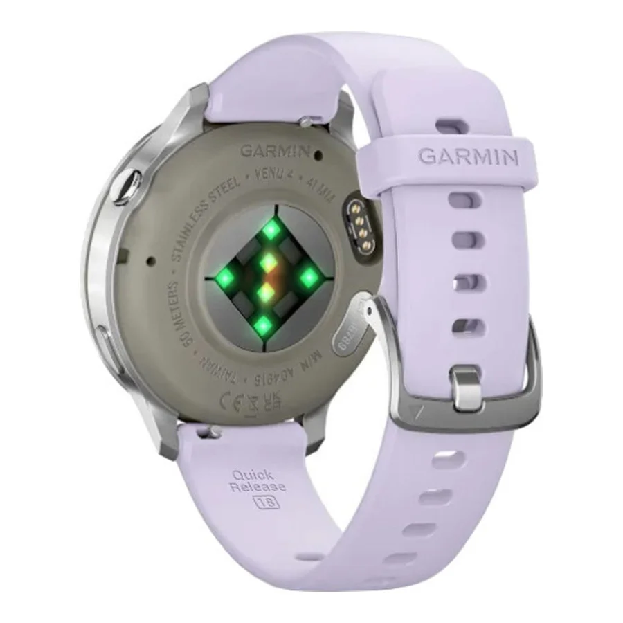 Garmin Venu 4 41 mm Silver with Periwinkle Silicone Band (010-03013-01/41)
