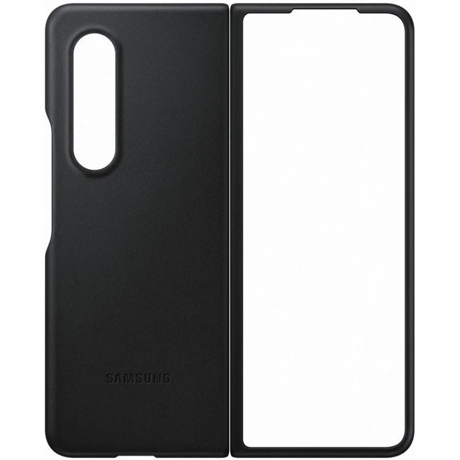 Samsung Galaxy Fold 3 Leather Cover Black (EF-VF926LBEGRU)