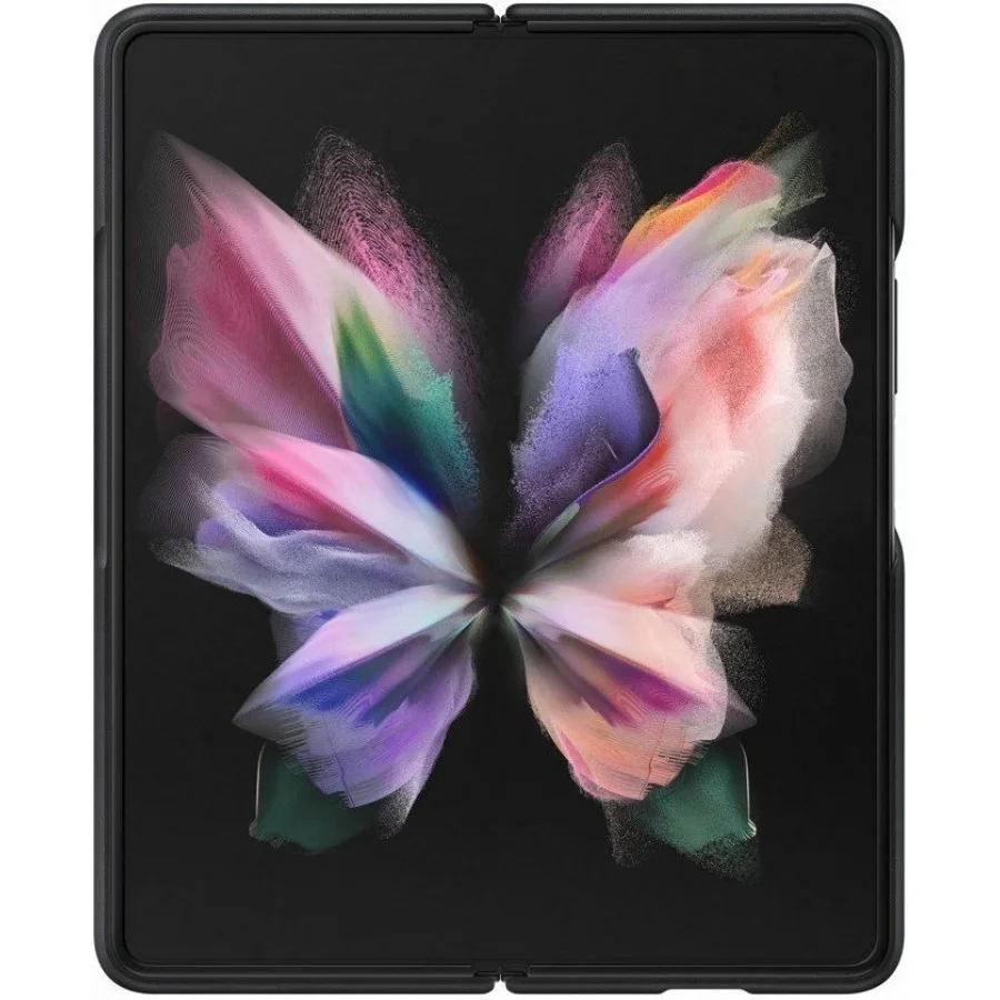 Samsung Galaxy Fold 3 Leather Cover Black (EF-VF926LBEGRU)