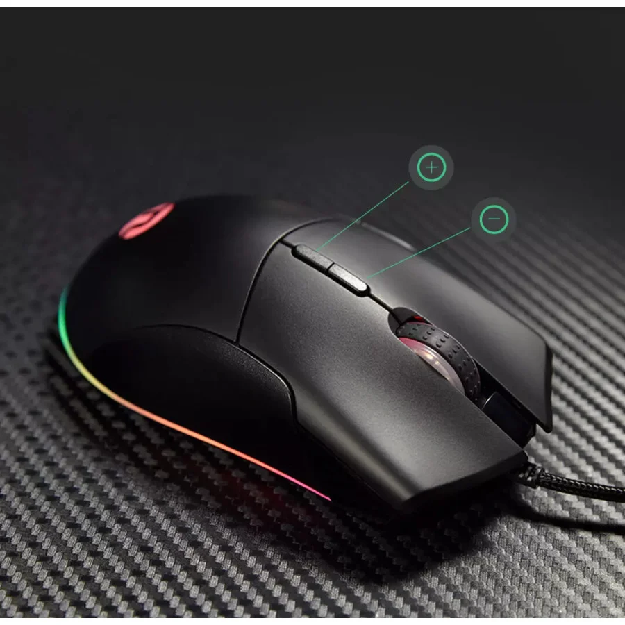 Xiaomi NingMei Wired Gaming Mouse GM55 Black
