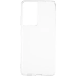 Силиконовый чехол для Samsung S21 Ultra (Transparent)