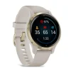 Garmin Venu 2S Light Gold Stainless Steel Bezel with Light Sand Case and Silicone Band (010-02429-01/11)