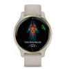 Garmin Venu 2S Light Gold Stainless Steel Bezel with Light Sand Case and Silicone Band (010-02429-01/11)