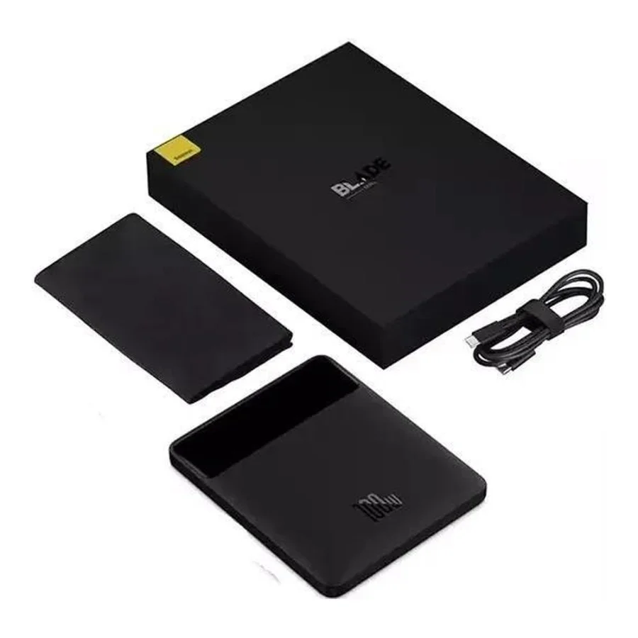 Baseus Blade Digital Display 20000 mAh PD 100W Black (PPDGL-01, PPBLD100-S, PPBL000201, PPBLD100HD)