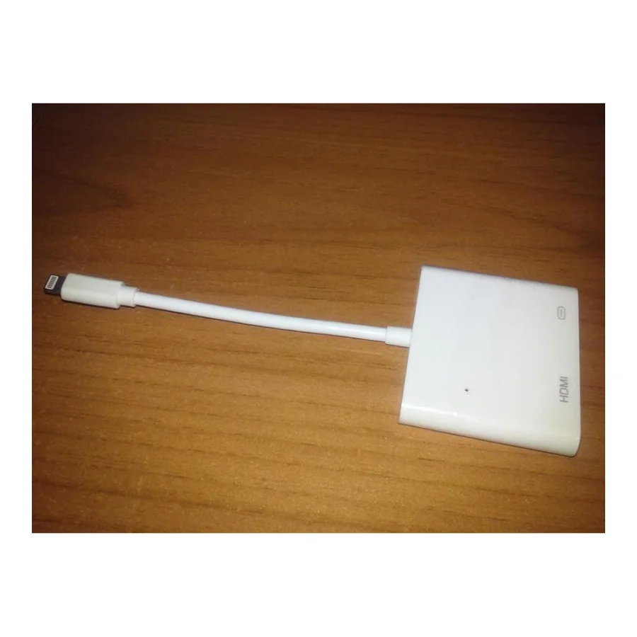 Apple Адаптер Lightning to Digital AV (MD826) (EU)