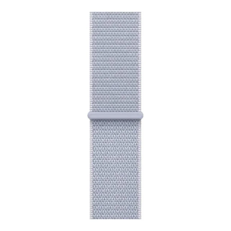 Apple Watch Series 10 GPS 42mm Silver Aluminum Case w. Blue Cloud Sport Loop (MWWD3)