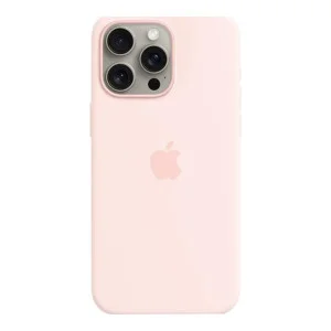Apple iPhone 15 Pro Max Silicone Case with MagSafe - Light Pink (MT1U3) (OEM)