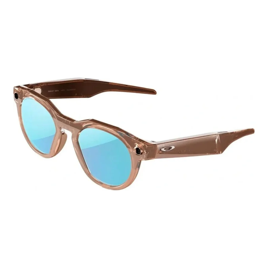 Oakley Meta HSTN Brown Smoke Lens color Deep Water Polarized (OW8002-0651)