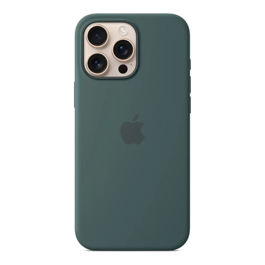 Apple iPhone 16 Pro Max Silicone Case with MagSafe - Lake Green (MA7V4) (EU)