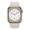 Apple Watch Series 8 GPS 41mm Starlight Aluminum Case w. Starlight S. Band - S/M (MNU93)