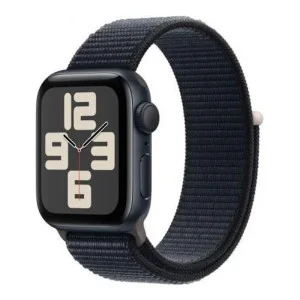 Apple Watch SE 2 GPS 40mm Midnight Aluminium Case with Midnight Sport Loop (MRE03)