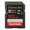 SanDisk 512 GB SDXC Extreme Pro UHS-II U3 V60 Class 10 (SDSDXEP-512G-GN4IN)