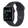 Apple Watch SE 2 GPS 40mm Midnight Aluminum Case w. Midnight S. Band - M/L (MNT83)