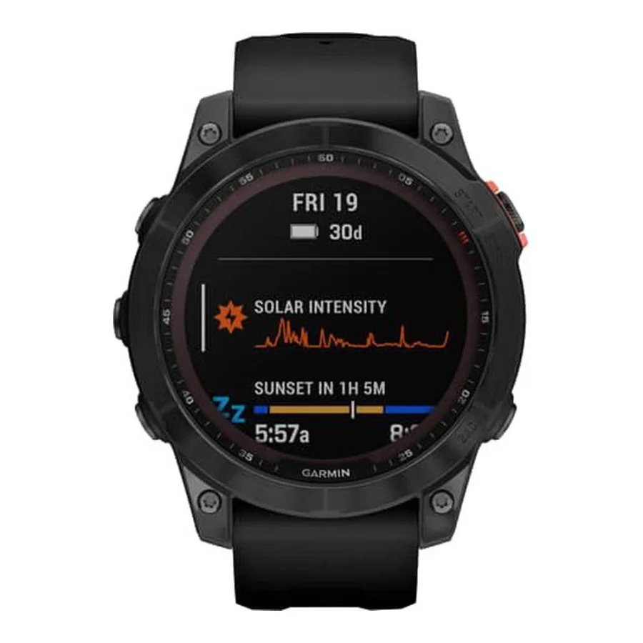 Garmin Fenix 7 Solar Slate Gray with Black Band (010-02540-10/11)