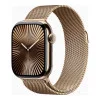 Apple Watch Series 10 GPS + Cellular 42mm Gold Titanium Case w. Gold Milanese Loop (MX083)