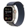 Apple Watch Ultra 2 GPS + Cellular 49mm Titanium Case with Blue Alpine Loop - Small (MREK3/MRFA3)