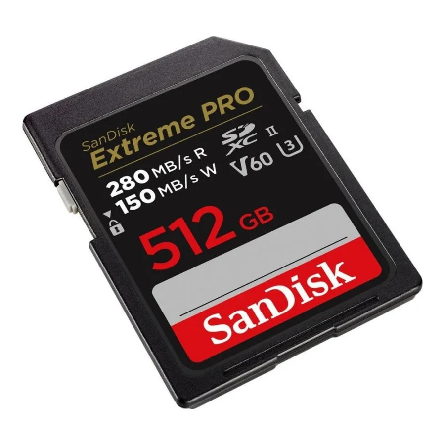 SanDisk 512 GB SDXC Extreme Pro UHS-II U3 V60 Class 10 (SDSDXEP-512G-GN4IN)