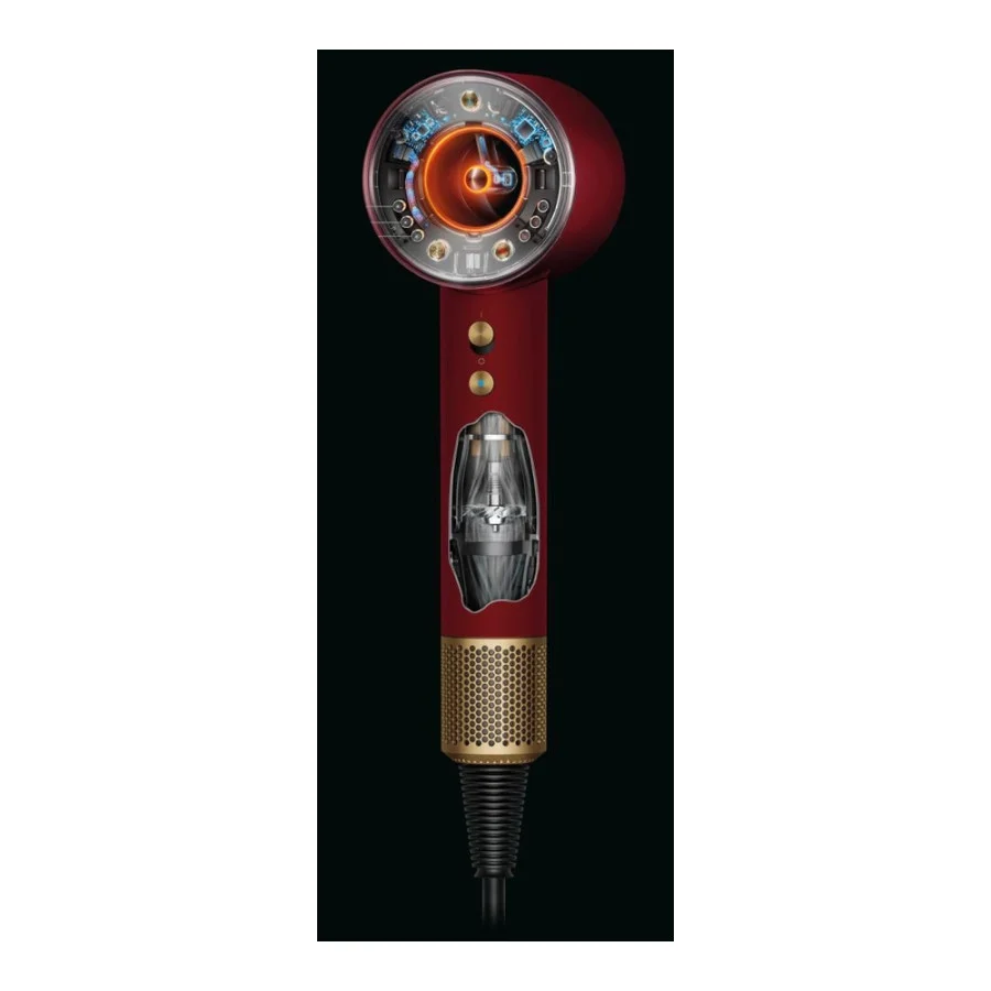 Dyson Supersonic HD16 Nural Red Velvet/Gold (594823-01, 594790-01)