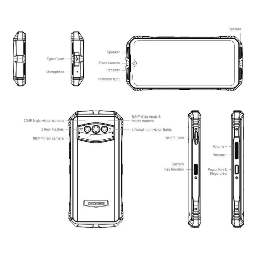 DOOGEE V30T 12/256GB Rose Gold