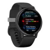 Garmin vivoactive 5 Slate Aluminum Bezel with Black Case and Silicone Band (010-02862-10/50)