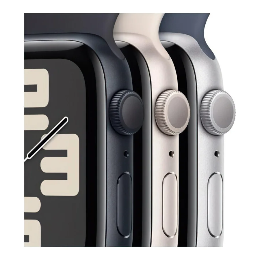 Apple Watch SE 2 GPS 44mm Midnight Aluminium Case with Midnight Sport Loop (MREA3)