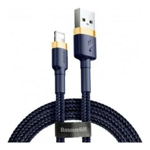 Baseus cafule Cable USB For iP 2.4A 1m Gold+Blue (CALKLF-BV3)