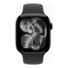 Apple Watch Series 11 GPS + Cellular 42mm Jet Black Alu. Case w. Black S. Band - S/M (MF834)