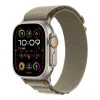 Apple Watch Ultra 2 GPS + Cellular 49mm Titanium Case with Olive Alpine Loop - Medium (MREY3/MRFJ3)