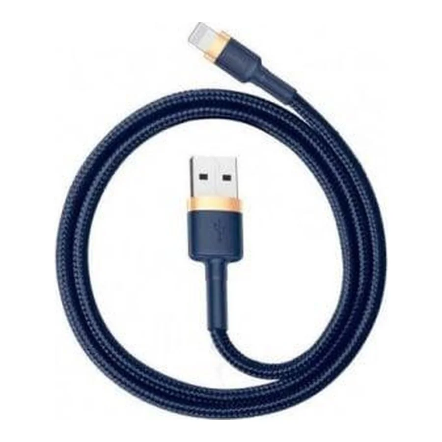 Baseus cafule Cable USB For iP 2.4A 1m Gold+Blue (CALKLF-BV3)