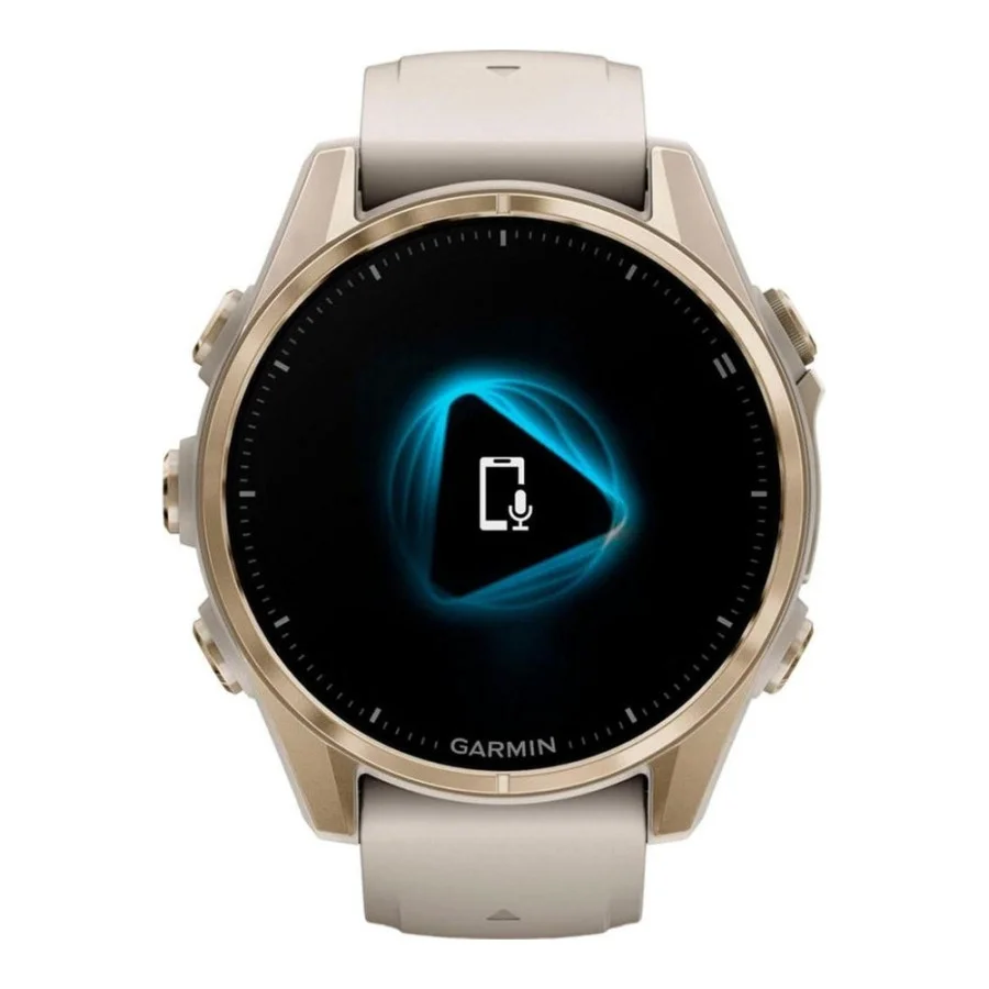 Garmin Fenix 8 43mm AMOLED Sapphire Soft Gold w. Fog Gray/Dark Sandstone S. Band (010-02903-10/11/18)