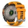 Garmin Fenix 8 51mm AMOLED Sapphire Titanium w. Spark Orange/Graphite Silicone Band (010-02905-10/11/53)