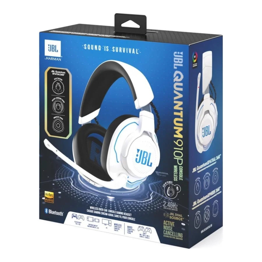 JBL Quantum 910P Console Wireless (JBLQ910PWLWHTBLU)