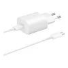 Samsung 25W PD Power Adapter (with Type-C cable) White (EP-TA800XWE) (EU)