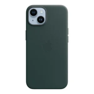 Apple iPhone 14 Leather Case with MagSafe - Forest Green (MPP53) (OEM)
