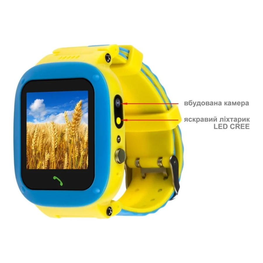 AmiGo GO004 Splashproof Camera+LED GLORY Blue-Yellow (UA)