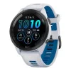 Garmin Forerunner 265 Black Bezel w. Whitestone Case and Whitestone/Tidal Blue S. Band (010-02810-01/11/51)